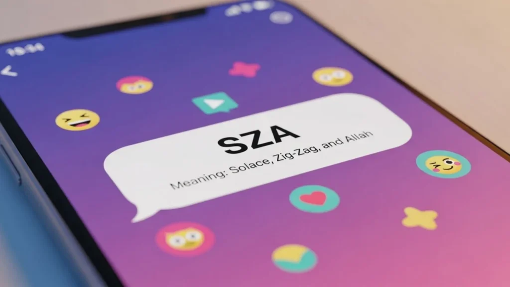 what does sza mean in text