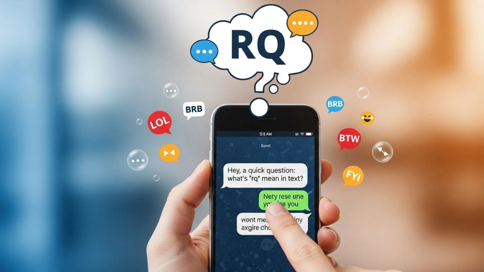 whats rq mean in text