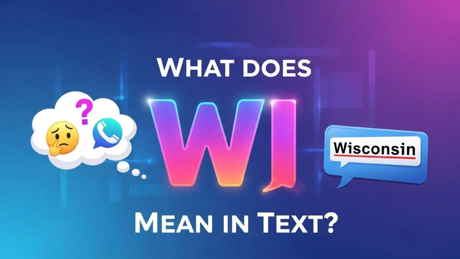 What Does WI Mean in Text