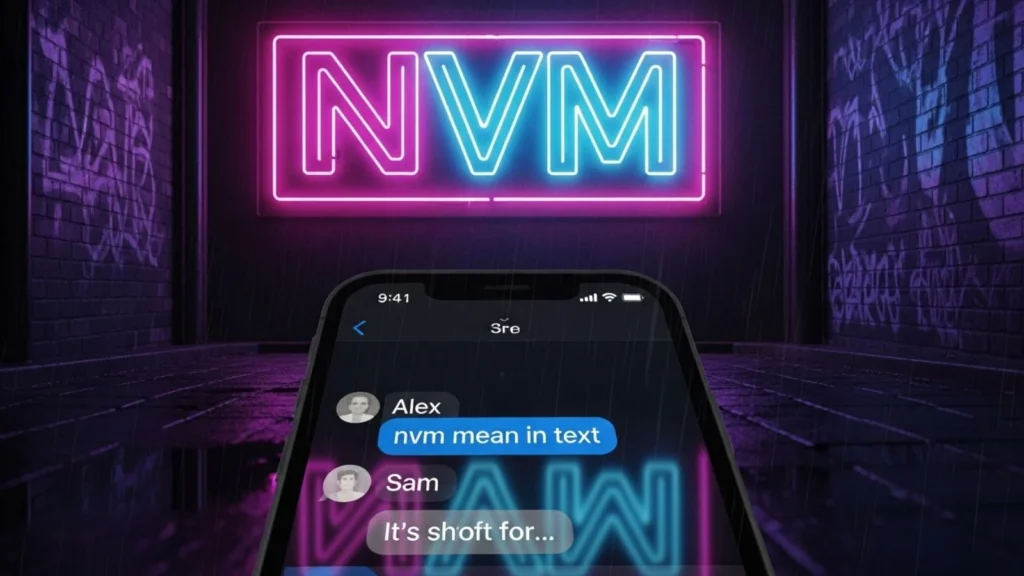 nvm mean in text