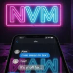 nvm mean in text