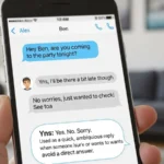 what do yns mean in text