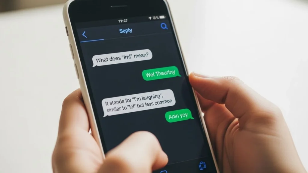 what does iml mean in text