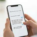 what dose igh mean in text