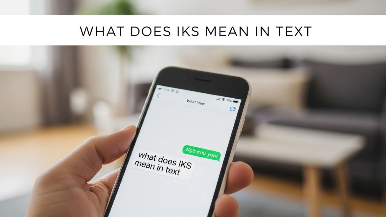 what does iks mean in text