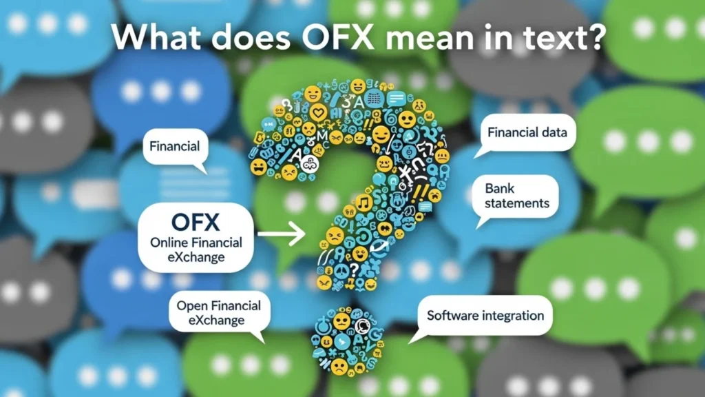 what does ofx mean in text