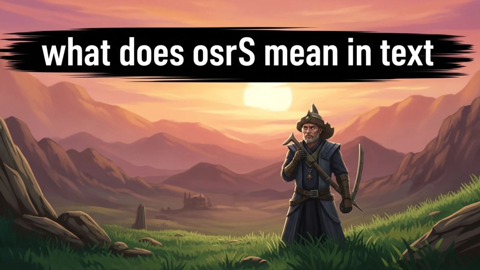 what does osrs mean in text