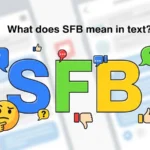 what does sfb mean in text