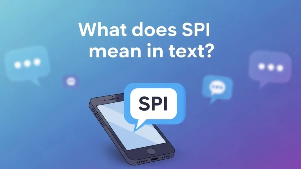 what does spi mean in text