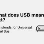 what does usb mean in text