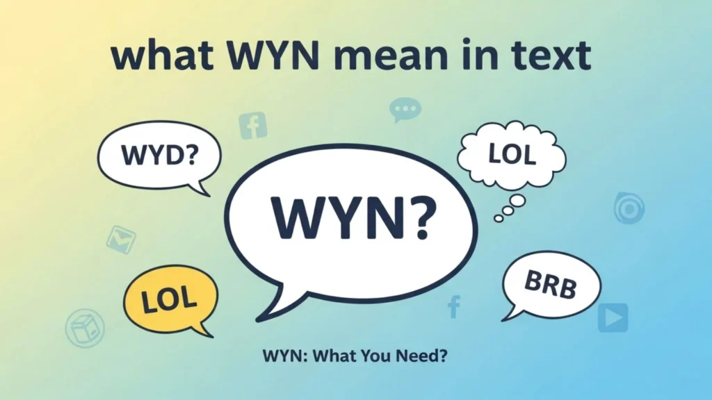 what wyn mean in text