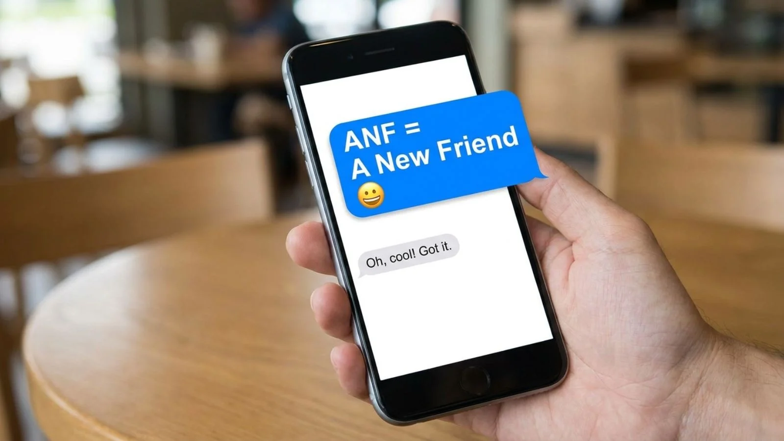 what does anf mean in text