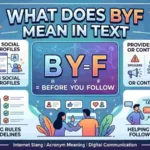 what does byf mean in text