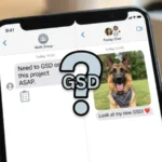what does gsd mean in text