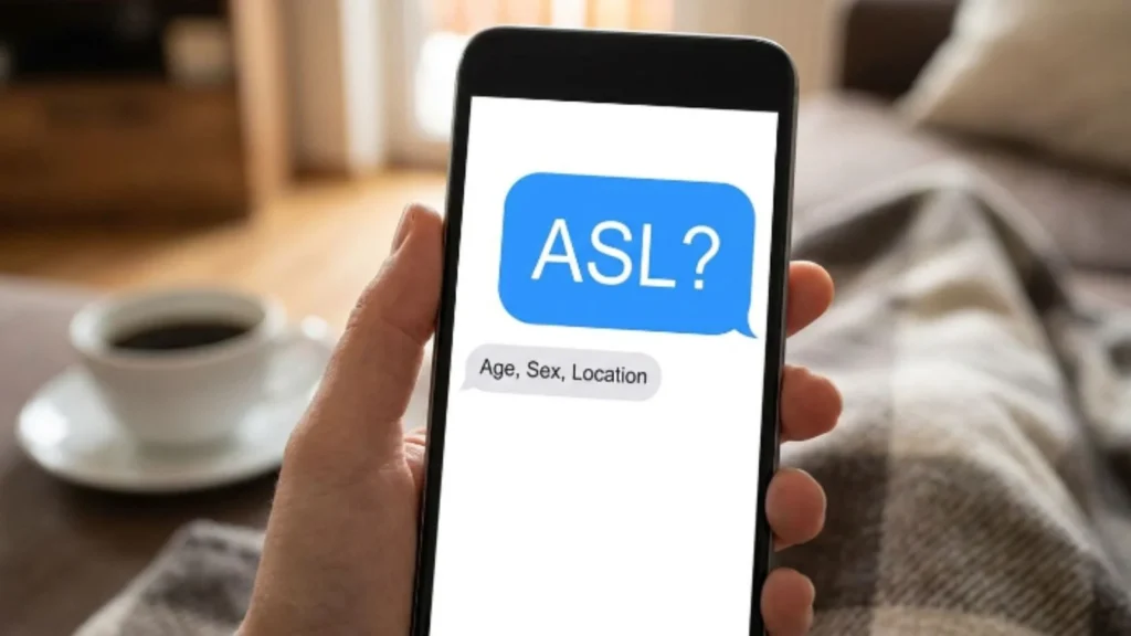what dose asl mean in text