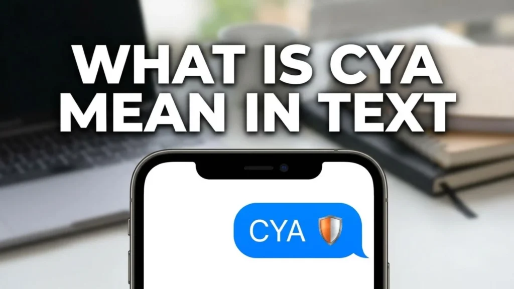 what is cya mean in text