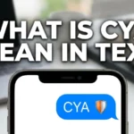 what is cya mean in text
