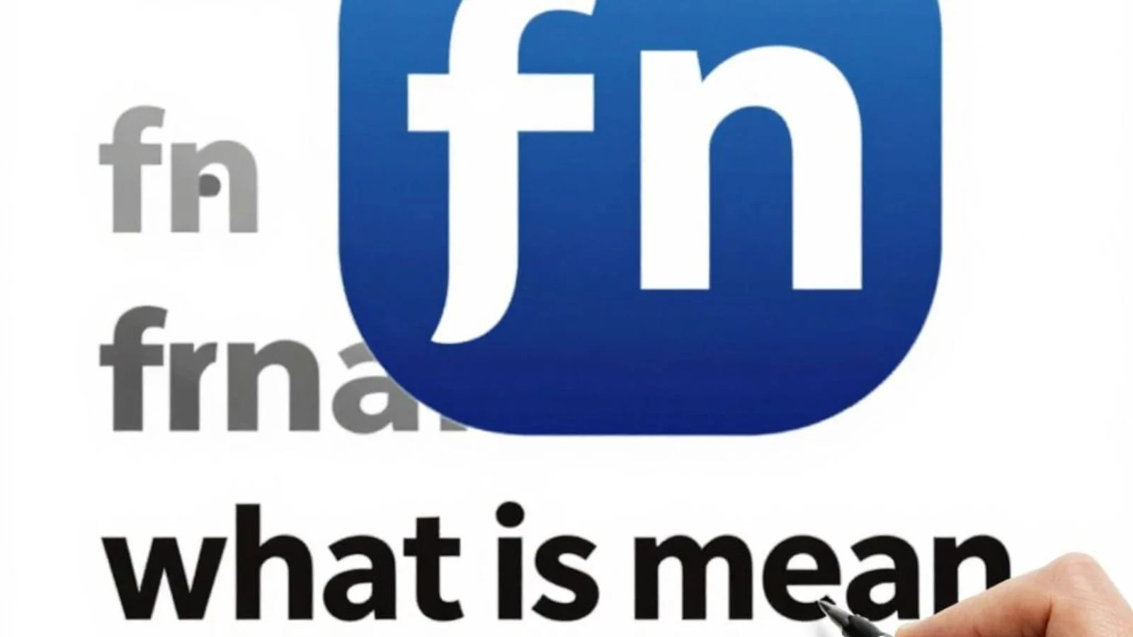 what is fn mean in text