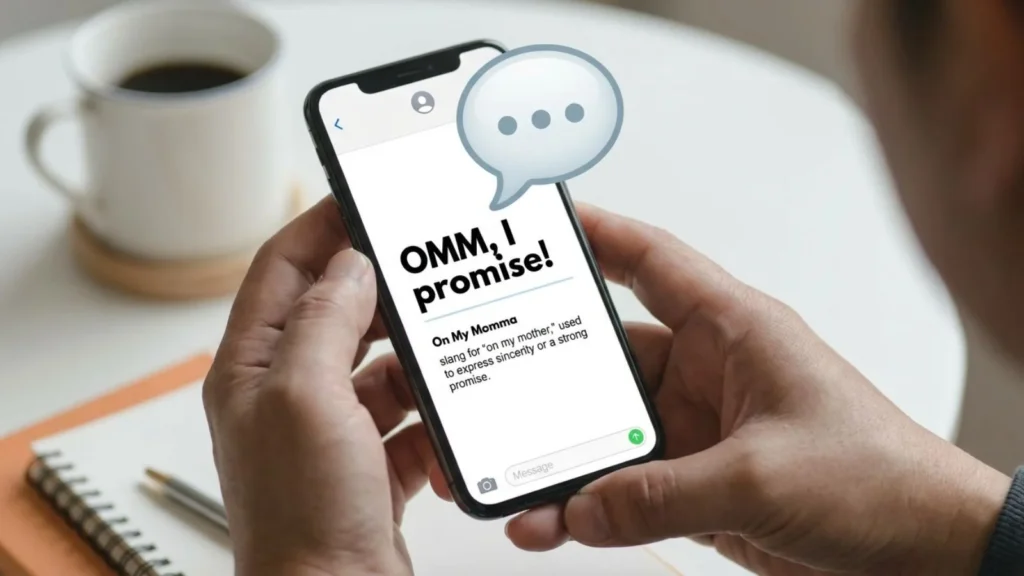 what omm mean in text