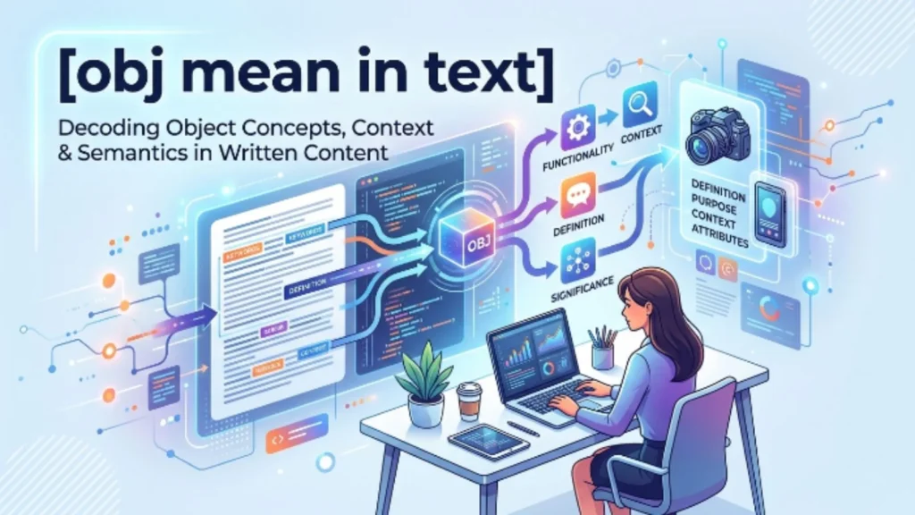 obj mean in text