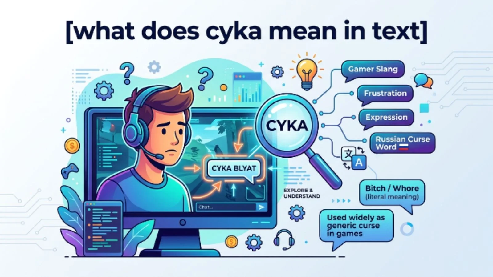 what does cyka mean in text