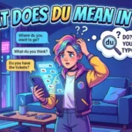 what does du mean in text