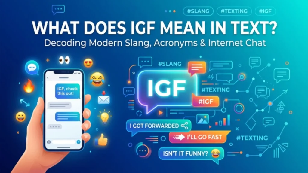what does igf mean in text
