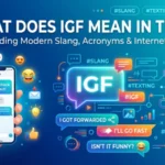 what does igf mean in text