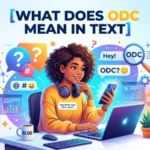 what does odc mean in text