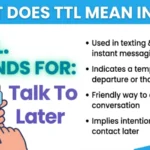 what does ttl mean in text