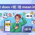 what does =锟�锟� mean in text