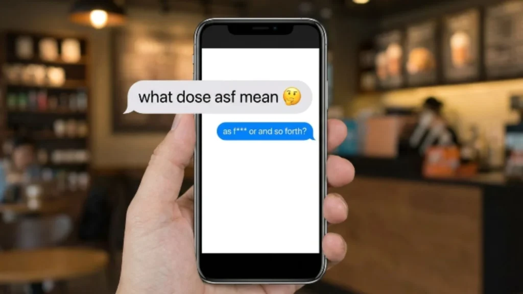 what dose asf mean in text