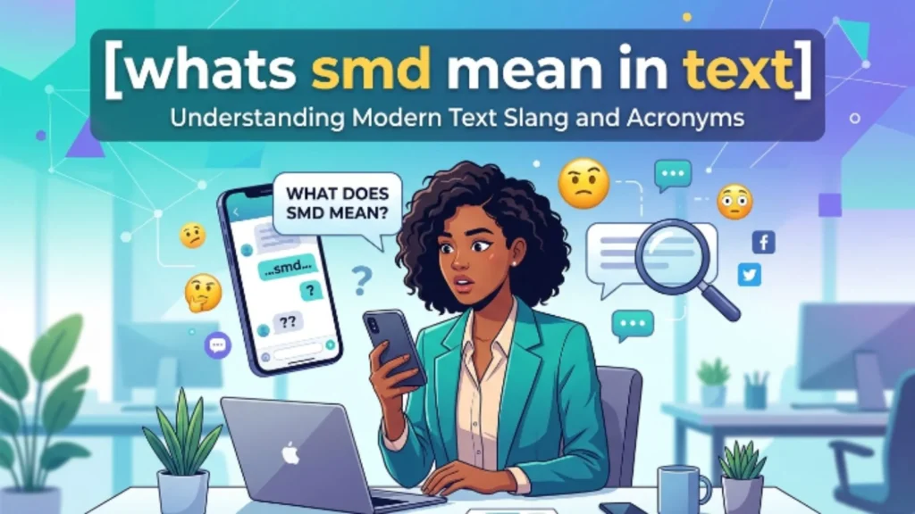 whats smd mean in text