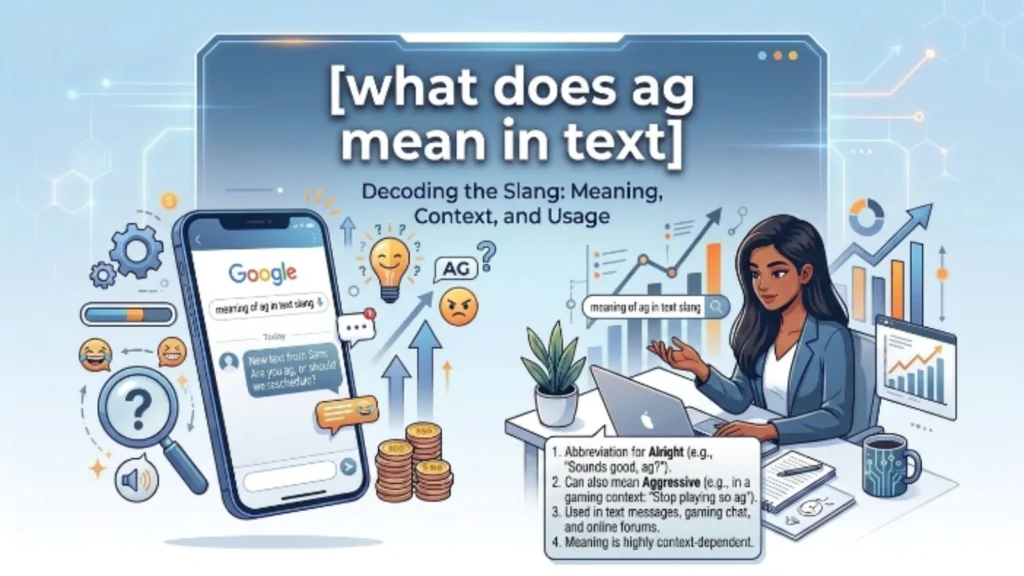 what does ag mean in text