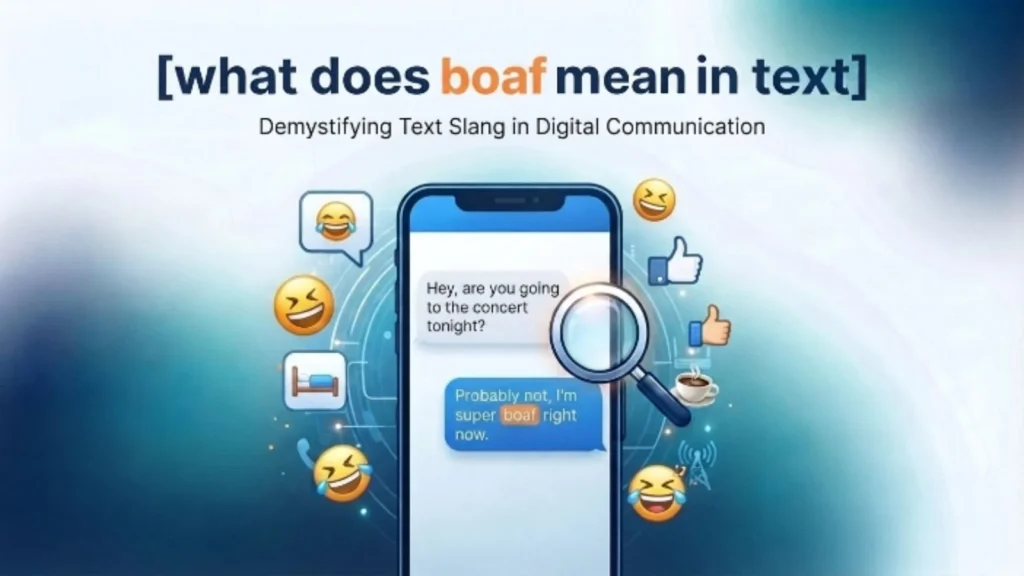 what does boaf mean in text