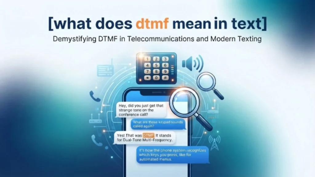 what does dtmf mean in text