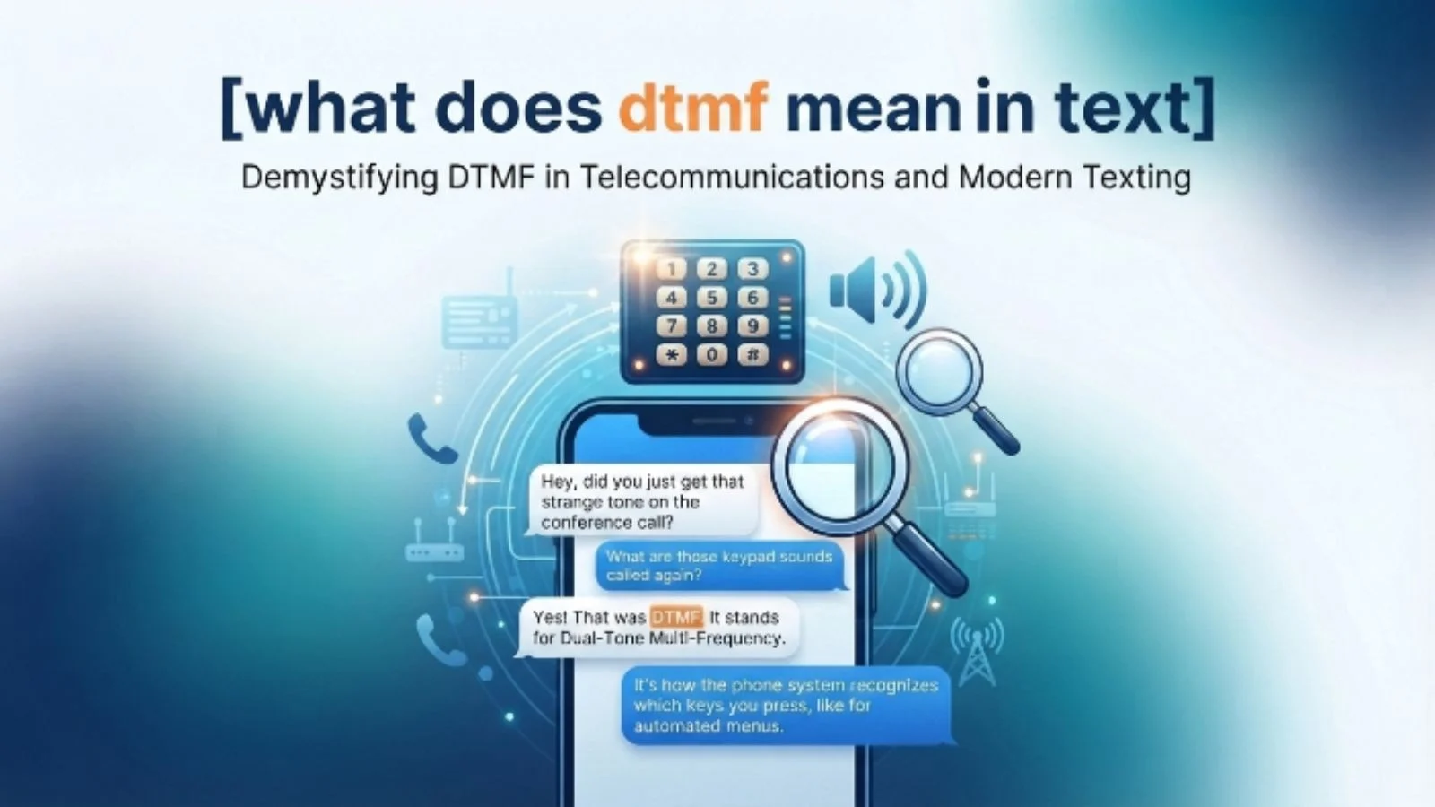 what does dtmf mean in text