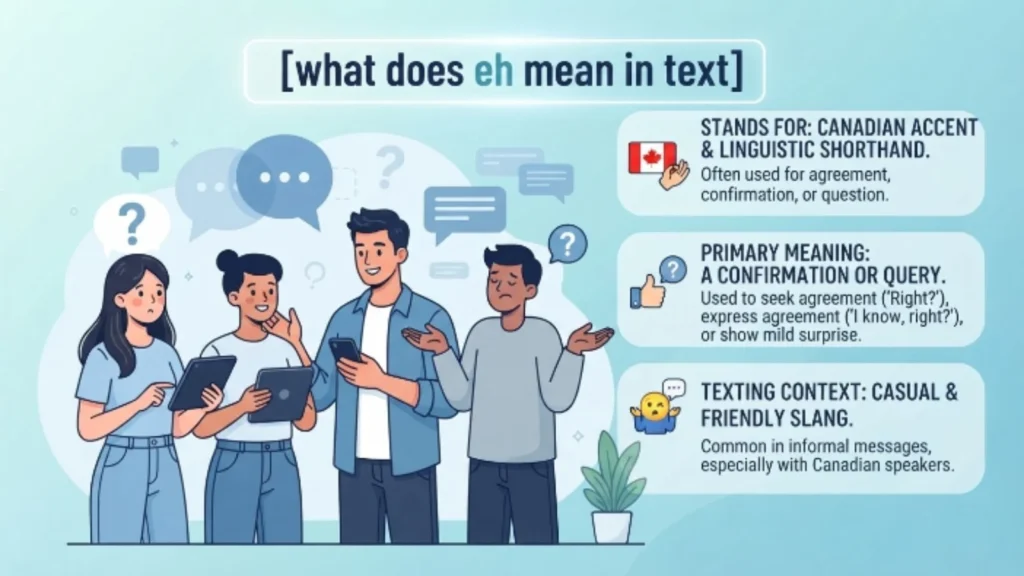 what does eh mean in text