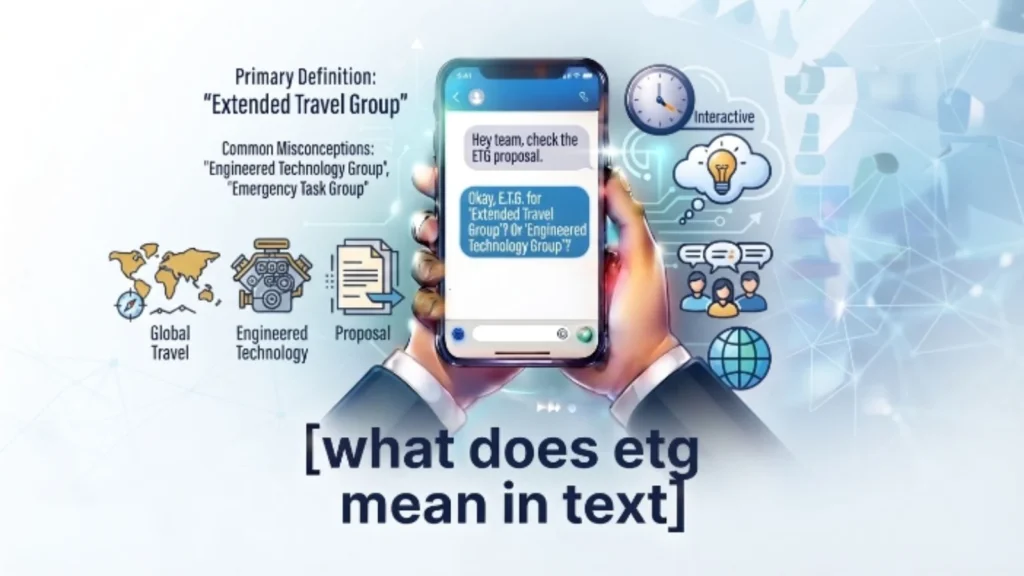 what does etg mean in text