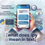 what does ipy mean in text