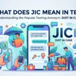 what does jic mean in text