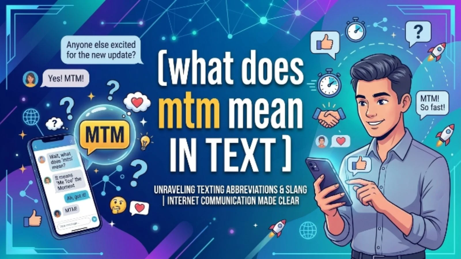 what does mtm mean in text