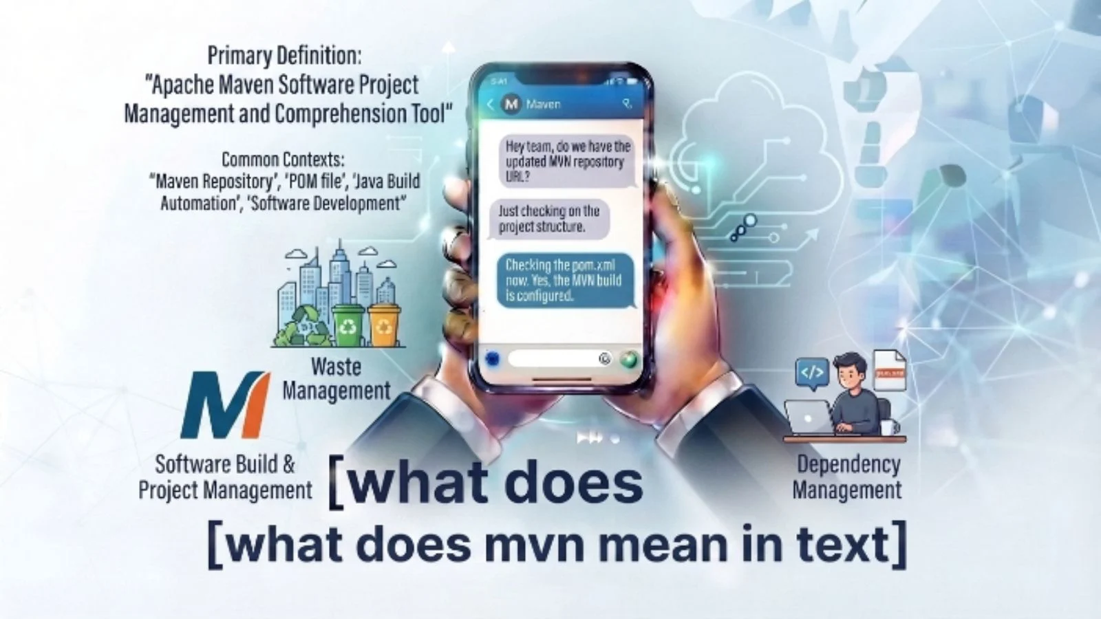 what does mvn mean in text