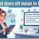 what does nlt mean in text