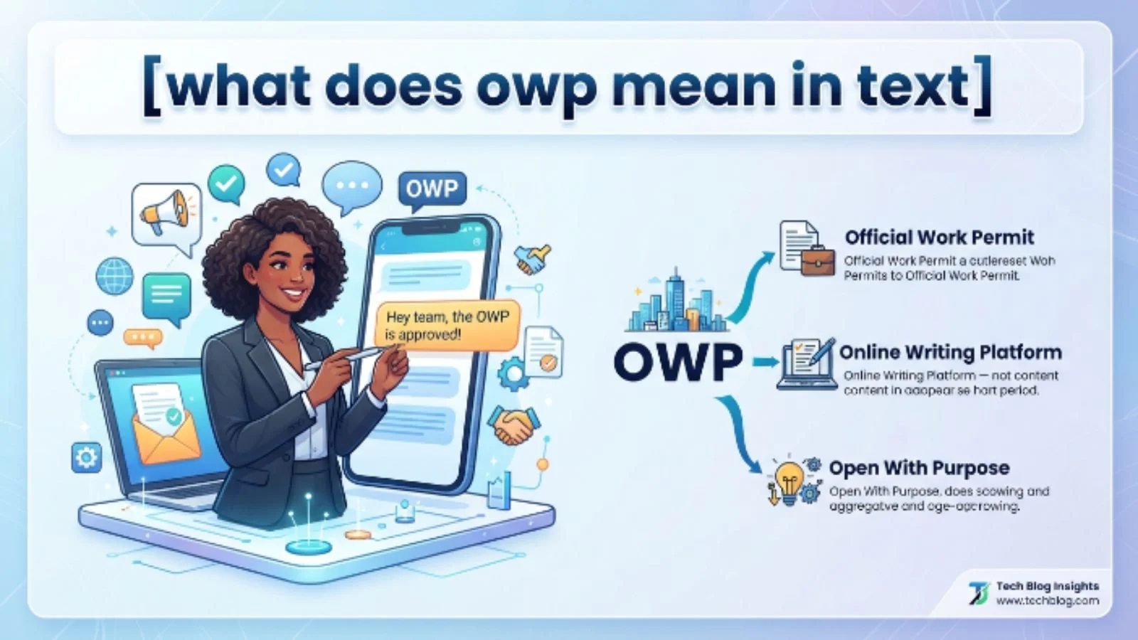what does owp mean in text