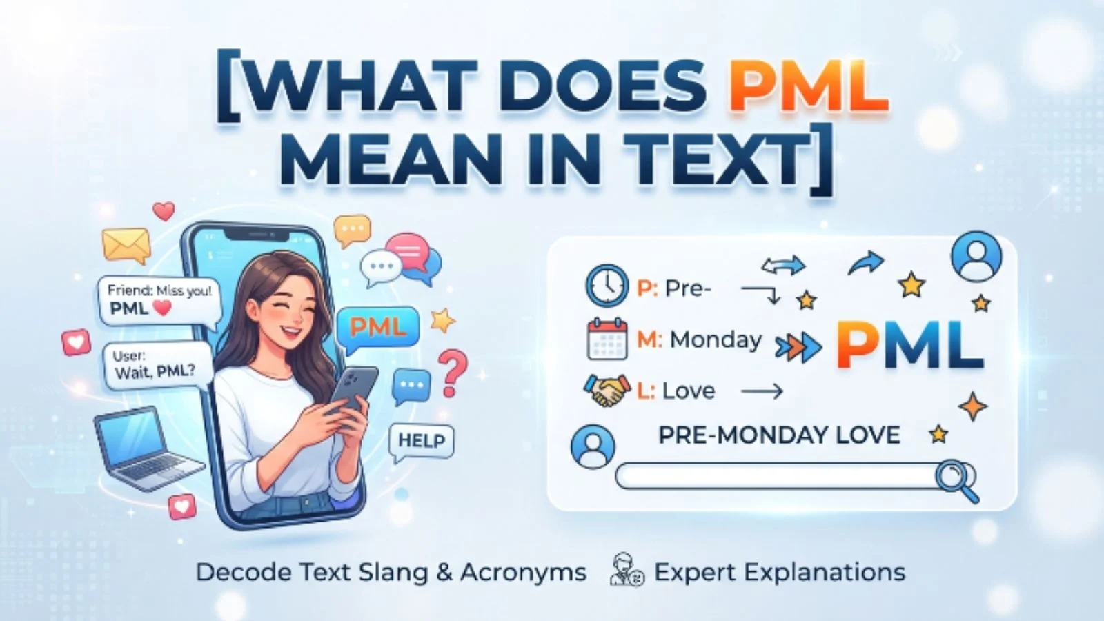 what does pml mean in text