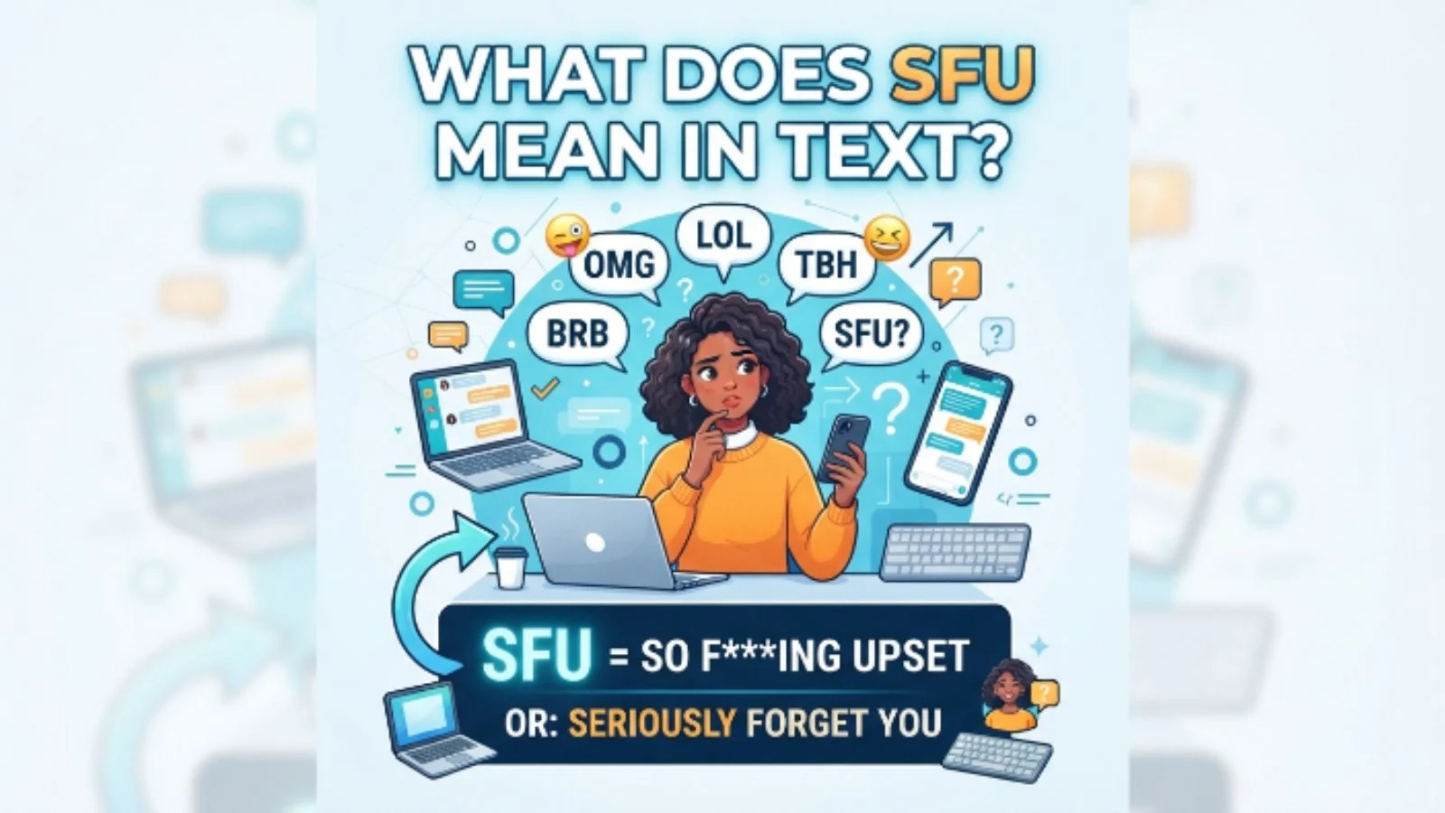 what does sfu mean in text
