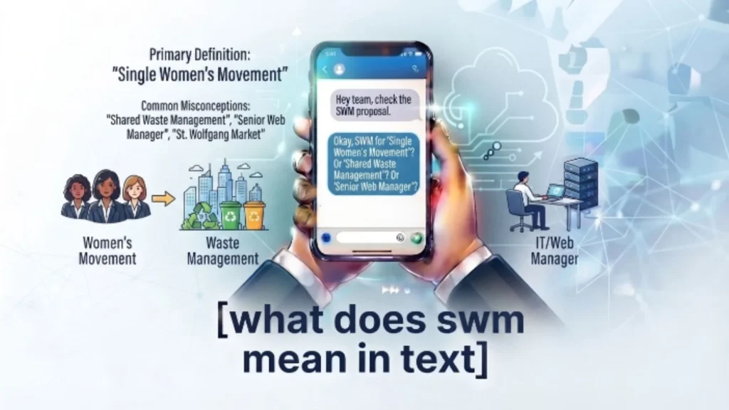 what does swm mean in text