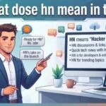 what dose hn mean in text