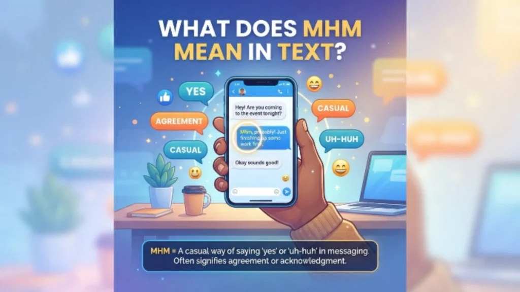 what dose mhm mean in text